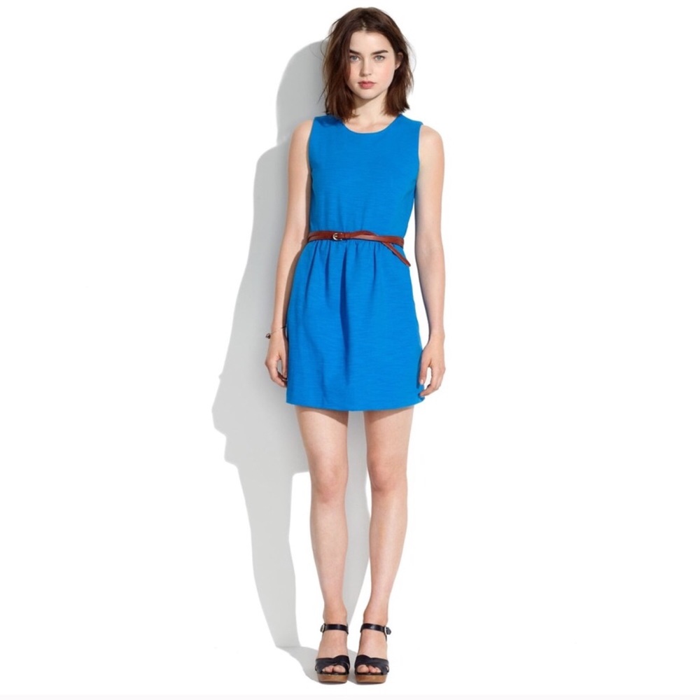 Madewell Blue Sleeveless Dress